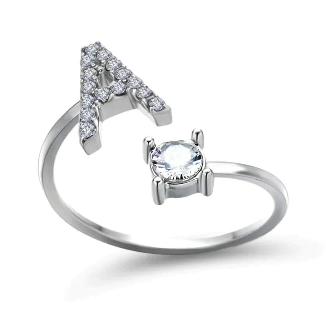 INITIAL ZIRCONIC ALPHABET RING (Copy)