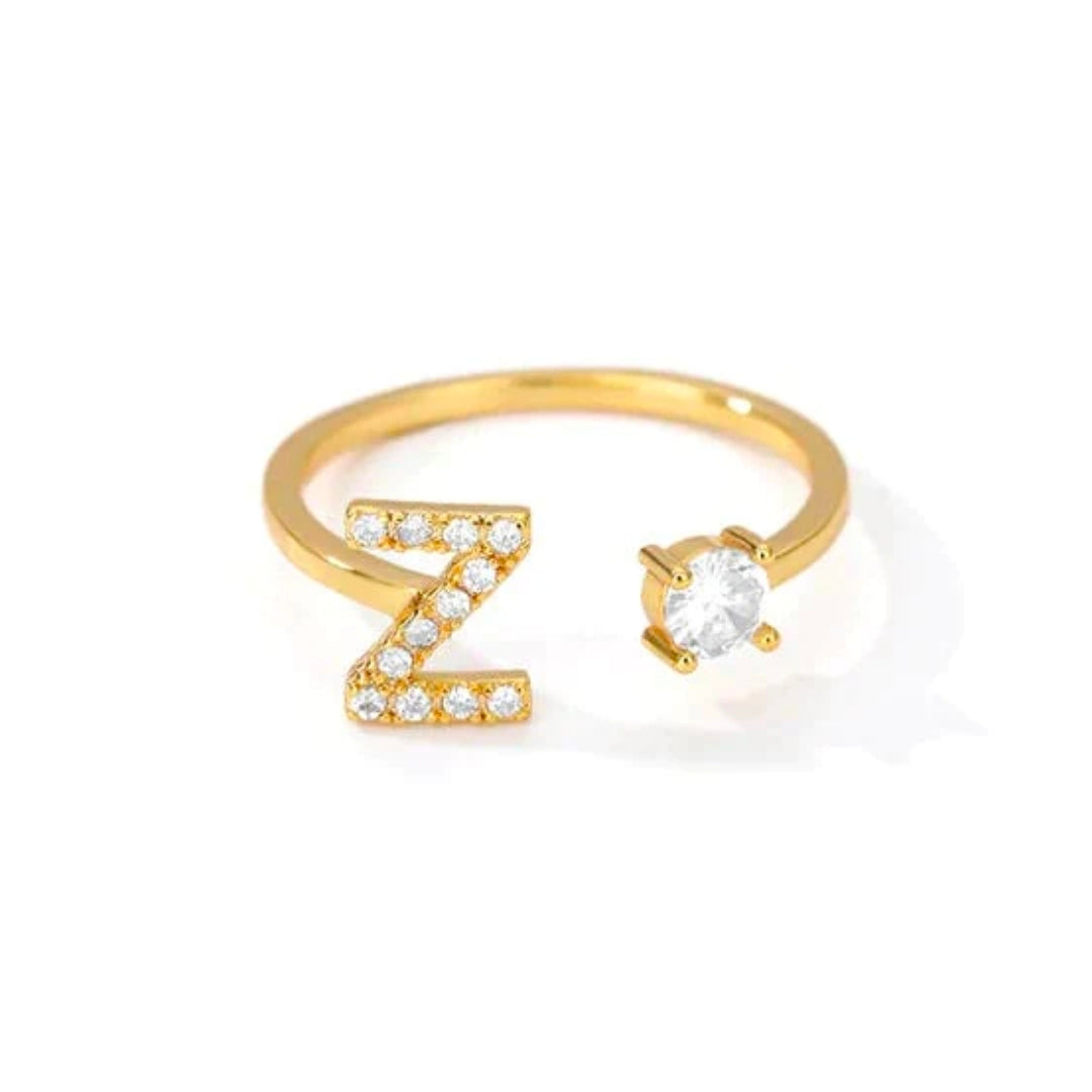 INITIAL ZIRCONIC ALPHABET RING (Copy)