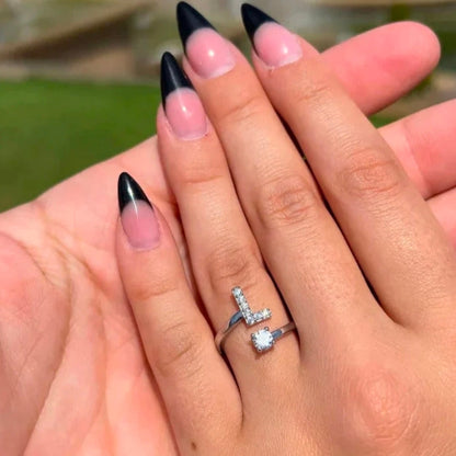 INITIAL ZIRCONIC ALPHABET RING (Copy)